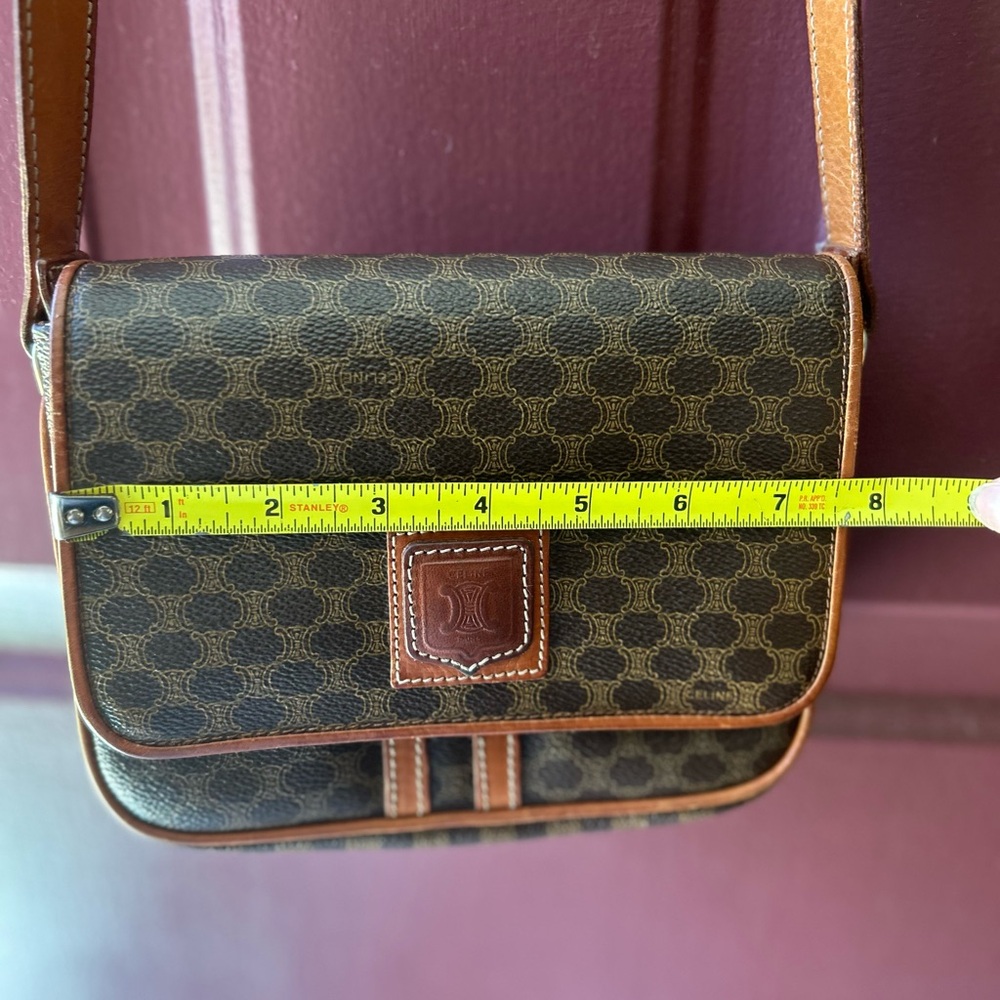 Celine Brown Patterned crossed body - Picture 3 of 16